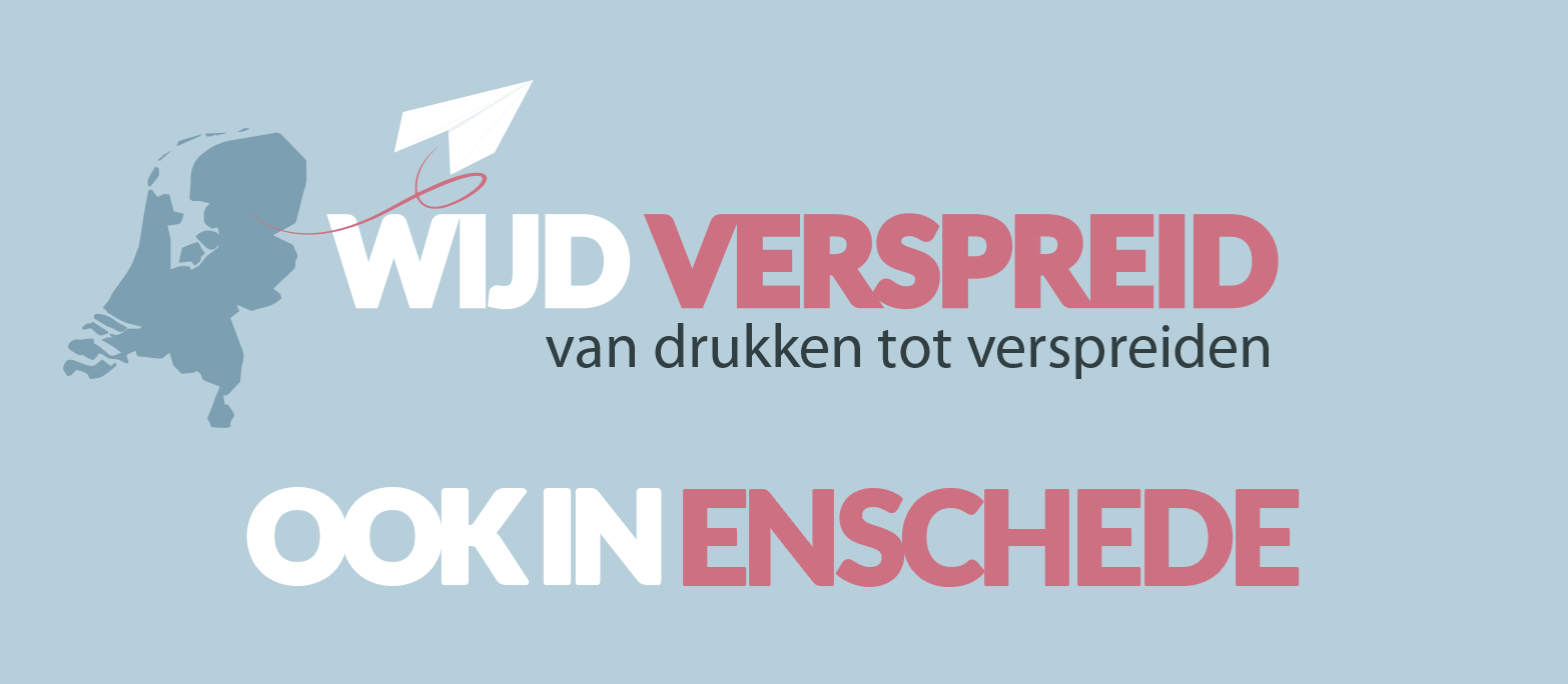 Flyers verspreiden in Enschede