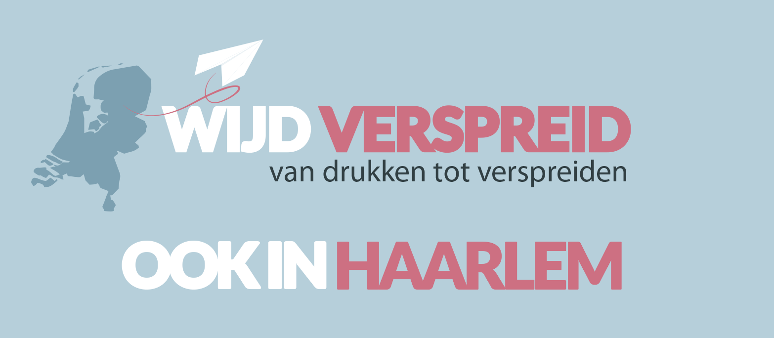 Flyers verspreiden in Haarlem